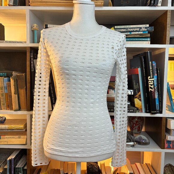 t by alexander wang cutout white long sleeve - Picture 1 of 4